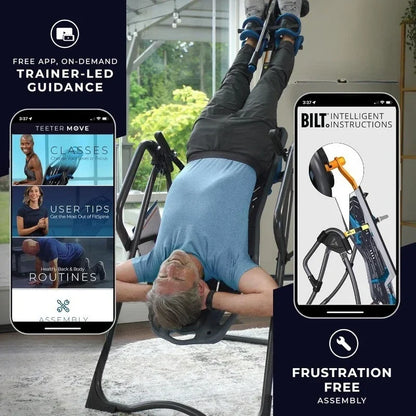 NewFitSpine X3 Inversion Table, Easy-to-Reach Ankle Lock, Back Pain Relief