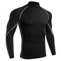 Men Running T shirt Quick Dry Bodybuilding Long Sleeve Compression Top