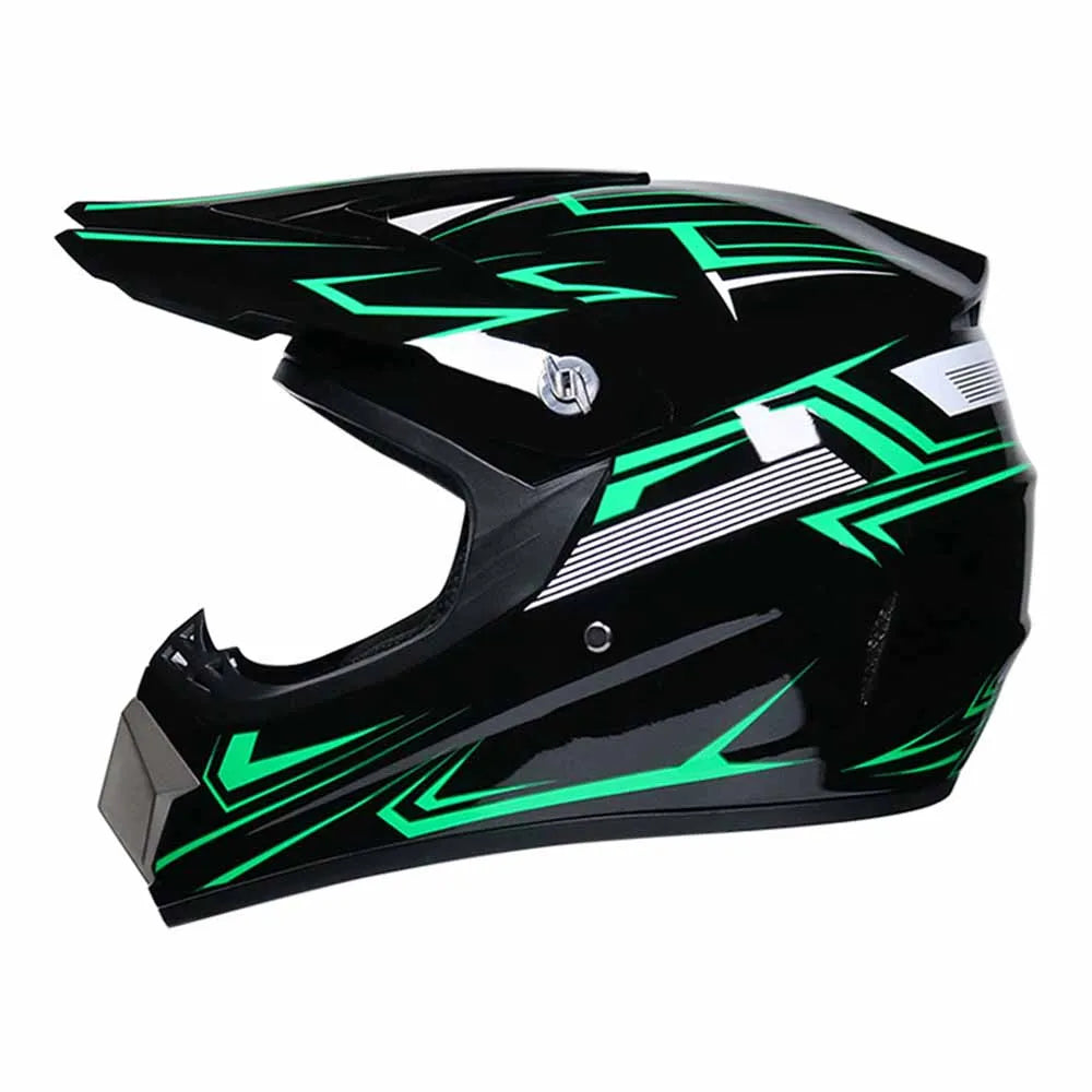 Motocross Helmets Purple Track Full face wear resistant