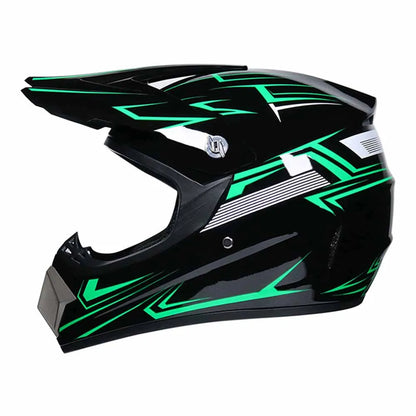 Motocross Helmets Purple Track Full face wear resistant