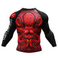 Muay Thai Boxing Compressed Jerseys Anti Shrink