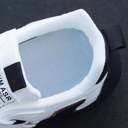 mens leather sport running shoe