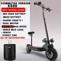 1200W-6000W Dual Motor E-Scooter  11" Off Road Tire