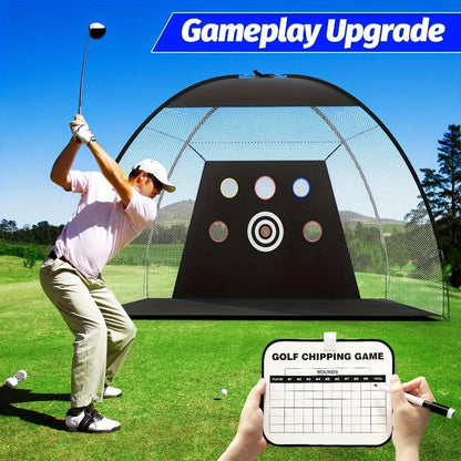 Deluxe Golf Practice Net, 10x7 ft Deluxe