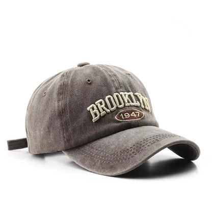 1piece Unisex BROOKLYN Embroidery Baseball cap