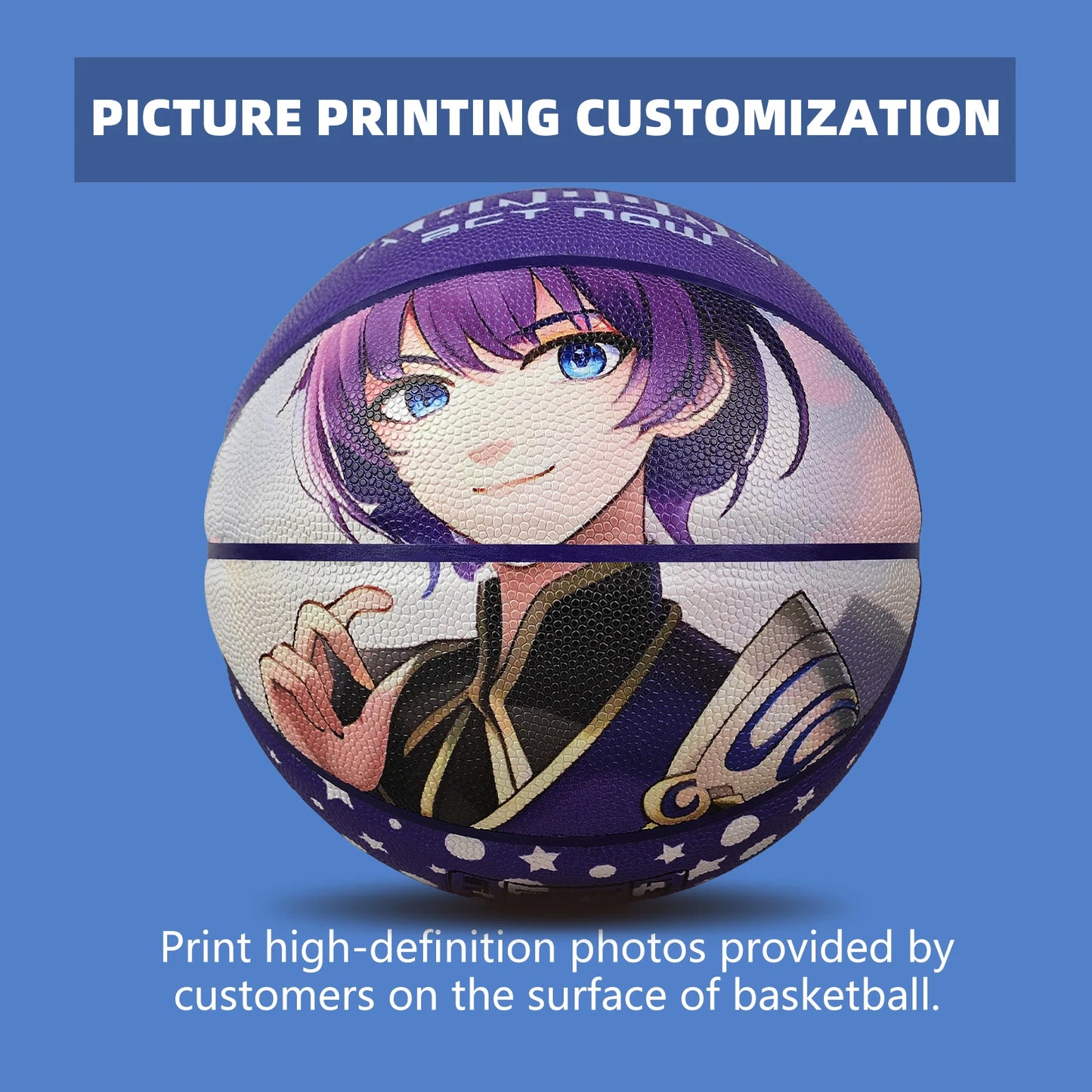 Customized Basketballs Size 7 Leather Wear-Resistant Game Training