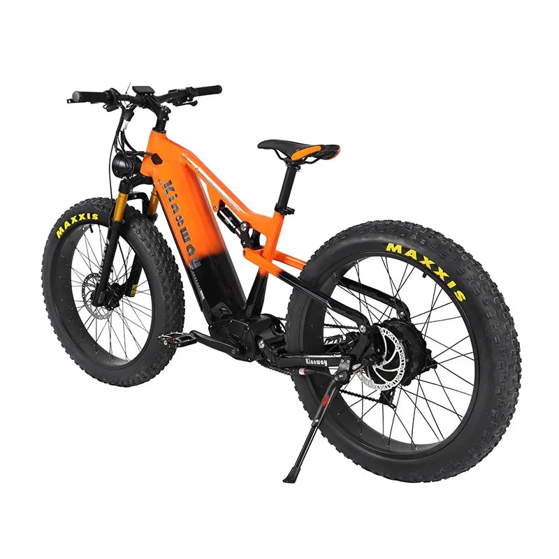 26 inch fat tires ,e-bike, 9-speed mountain off-road