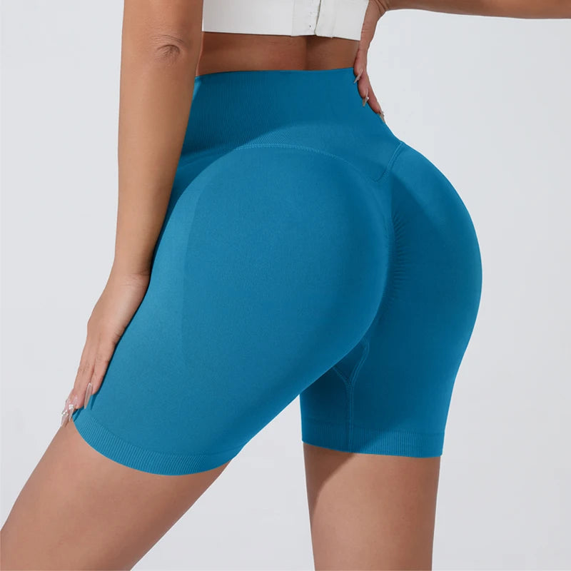 Women's High-Waist Breathable Yoga Shorts for Summer