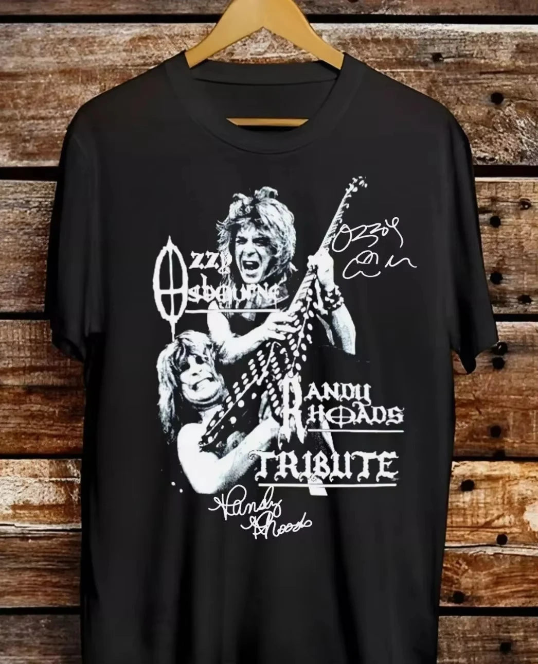 New Rare Ozzy Osbourne and Randy Rhoads Tribute T-Shirt