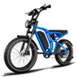Electric Bike Motor, 32MPH Top Speed, 80-Mile Range, Removable Battery