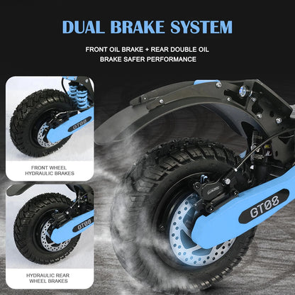 Electric Scooter 46MPH , Vacuum Tires 330LBS