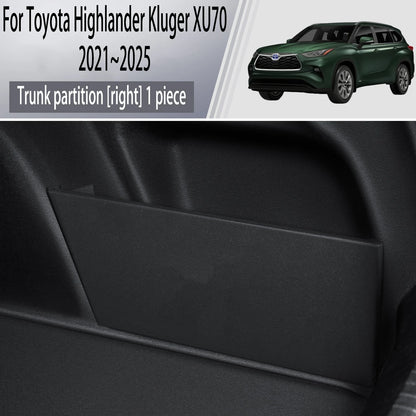 Toyota Highlander Kluger XU70 2021~2025 MK4 Car Trunk Storage