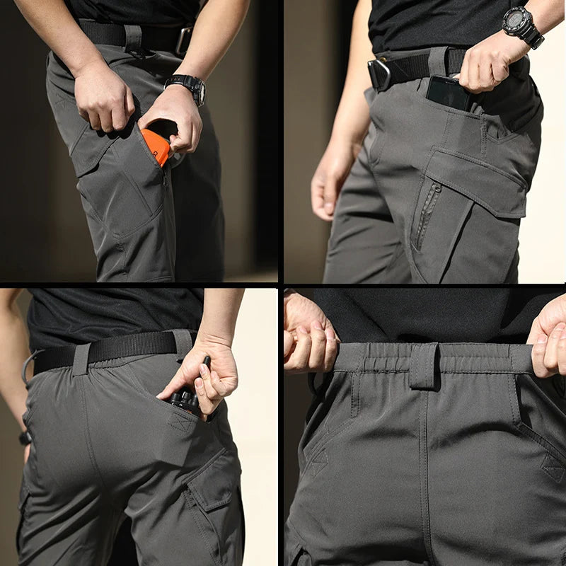 Men Waterproof Hunting Fishing Camping Pants Wear-resistant