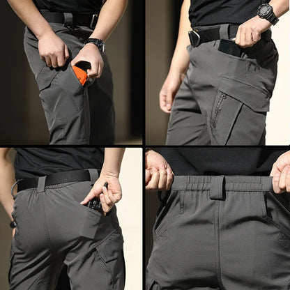 Men Waterproof Hunting Fishing Camping Pants Wear-resistant