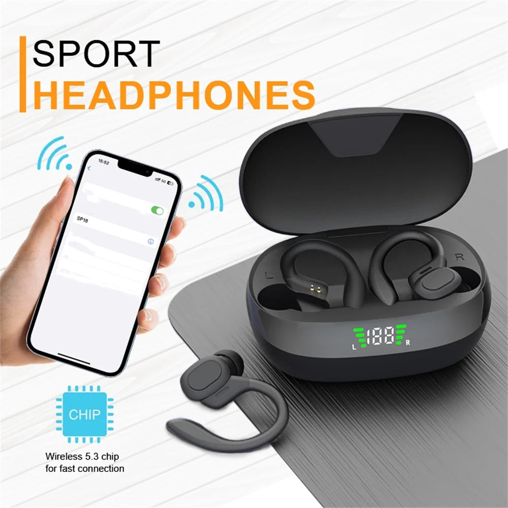 Wireless Earbuds Bluetooth Headphones Built-in Mic Headset