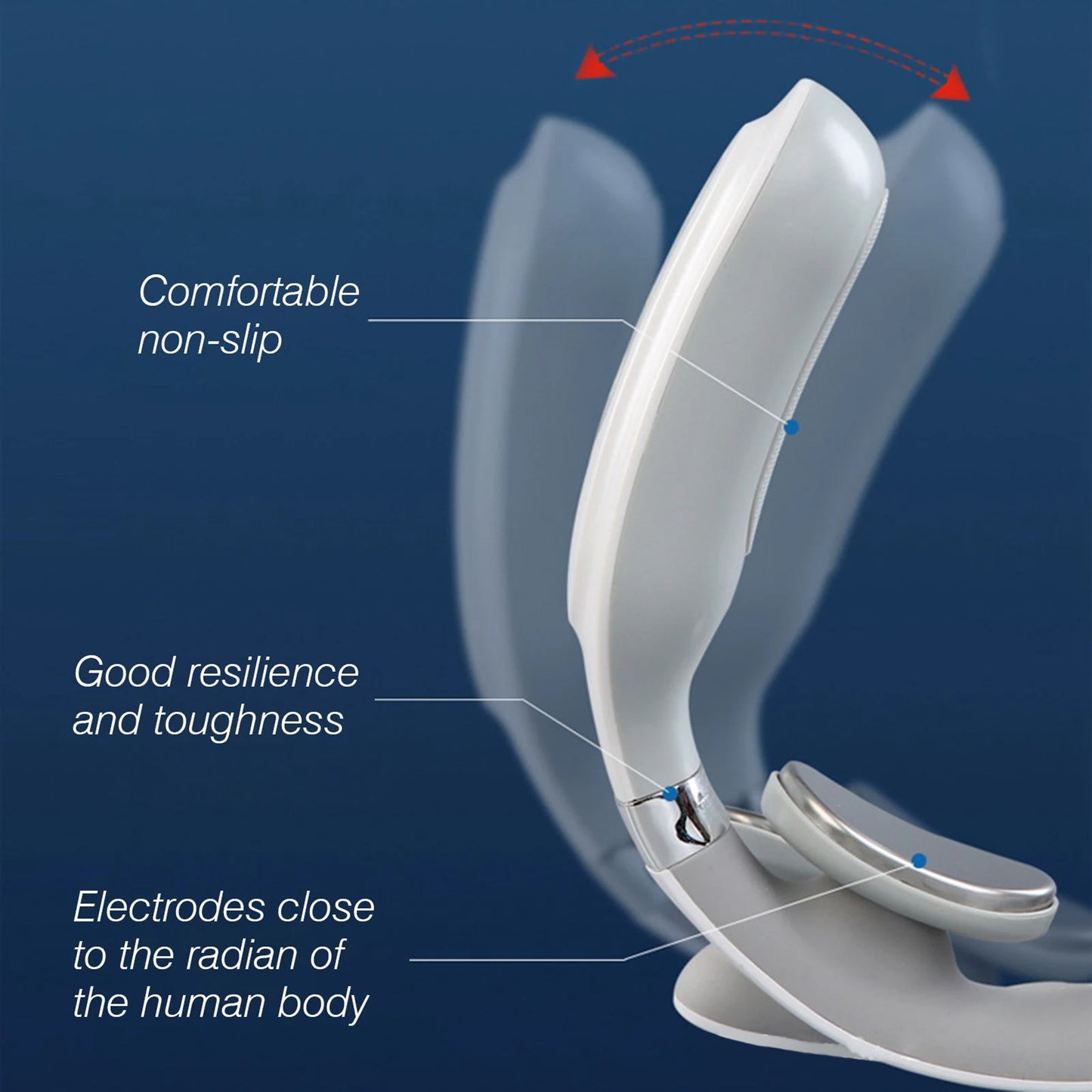 Neck Massager for Neck Tension Vibrator Heating Massager