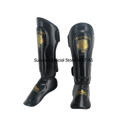 Shin Guards Kickboxing Muay Thai Leg Instep Protection Pads