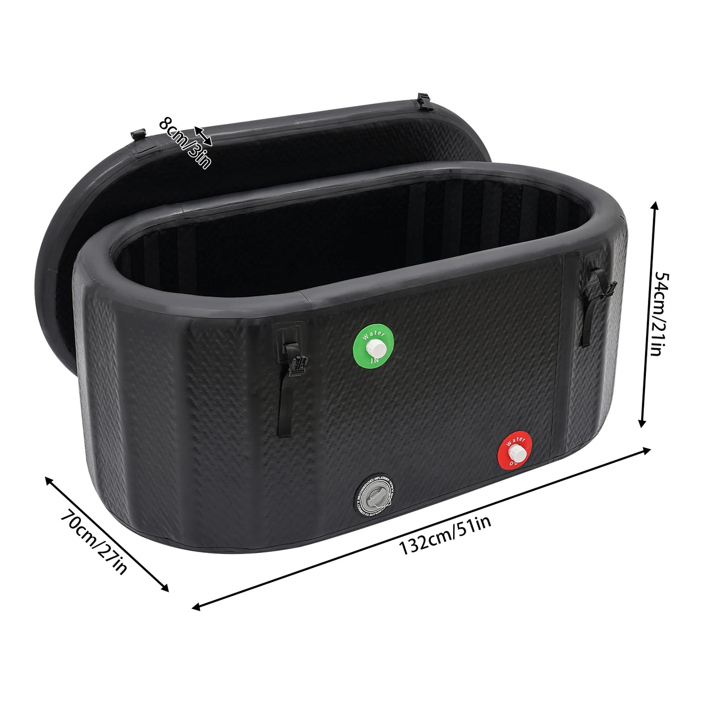 Inflatable Ice Bathtub Cold Therapy For Athletes
