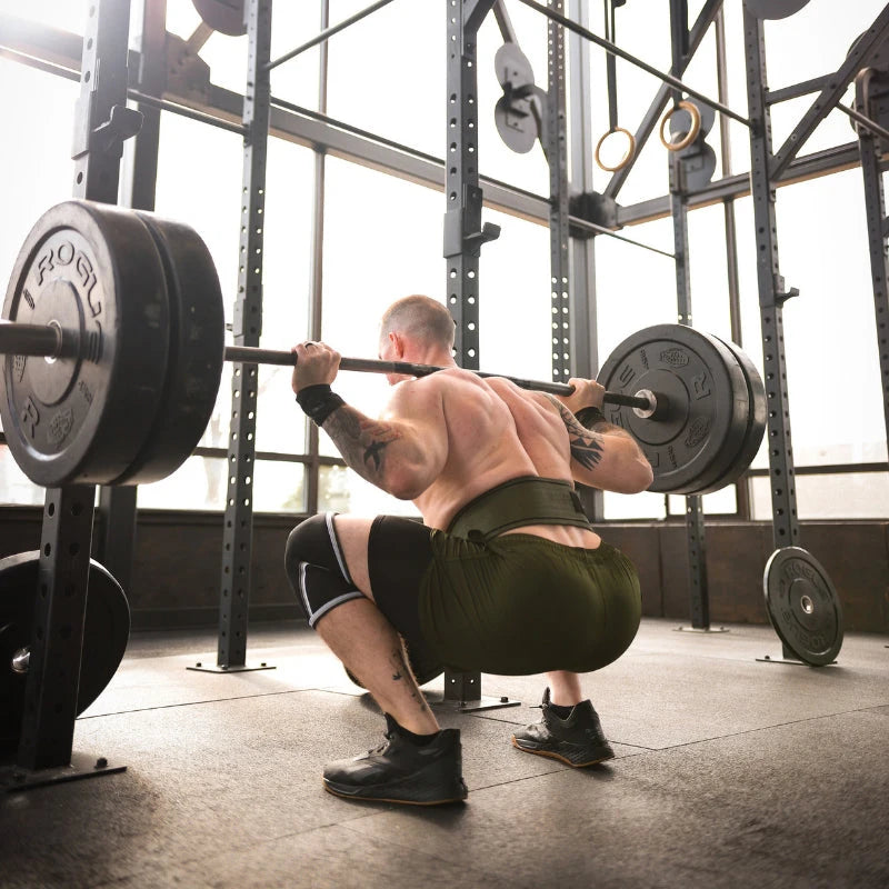 Men and Women Deadlifting Squatting Lifting Back Support
