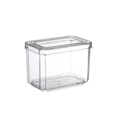 Refrigerator Storage Box With Lid Transparent