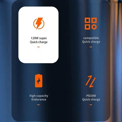 Digital Display PowerBank For iPhone Samsung Huawei