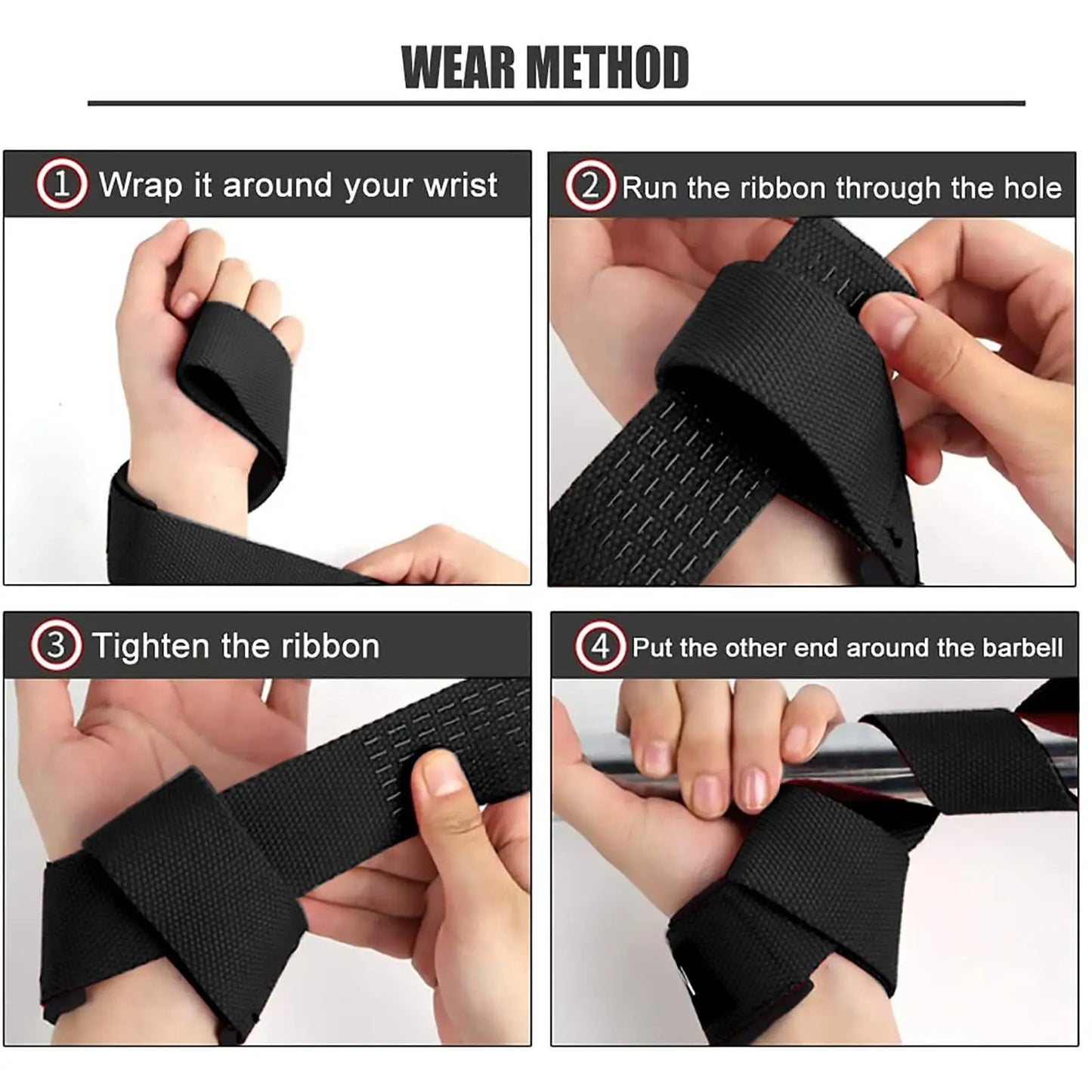 Gounod adjusting weight lifting hand straps