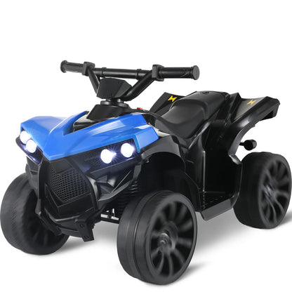 , 4-Wheel Battery Powered Motorbike for Kids 1-6 Yrs In/Outdoor Playroom