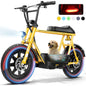 16" Fat Tire for All-Terrain, Commuter Ebike ,Carry Basket