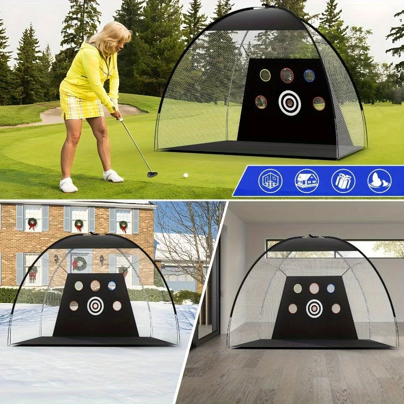 Deluxe Golf Practice Net, 10x7 ft Deluxe