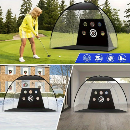 Deluxe Golf Practice Net, 10x7 ft Deluxe