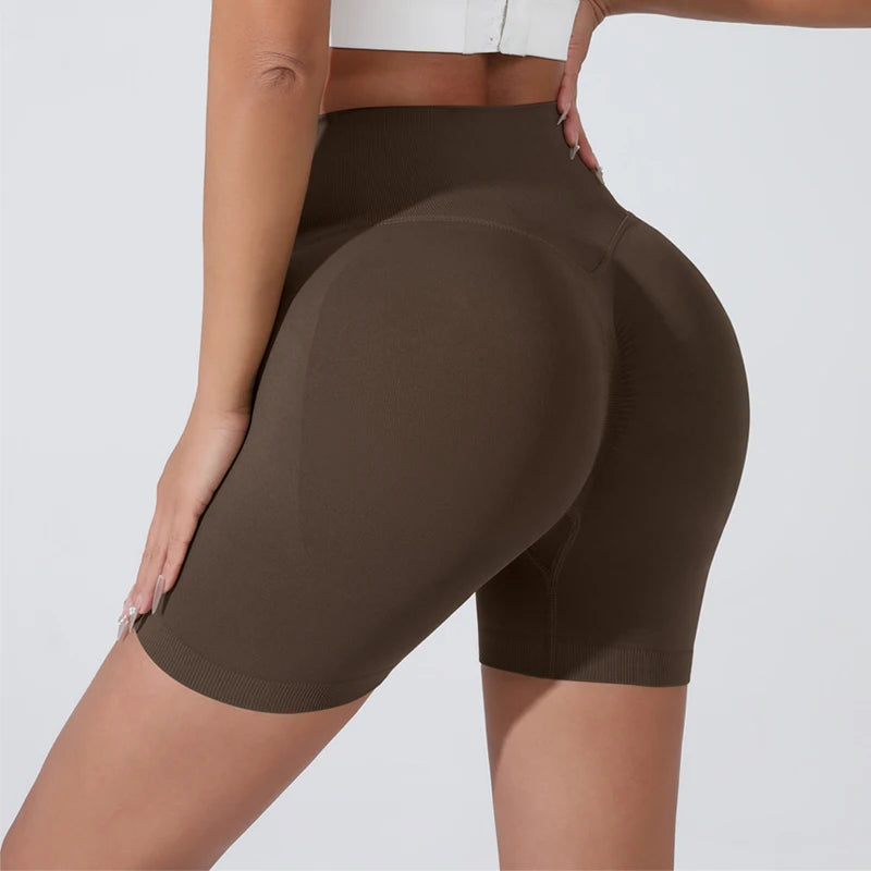 Women's High-Waist Breathable Yoga Shorts for Summer