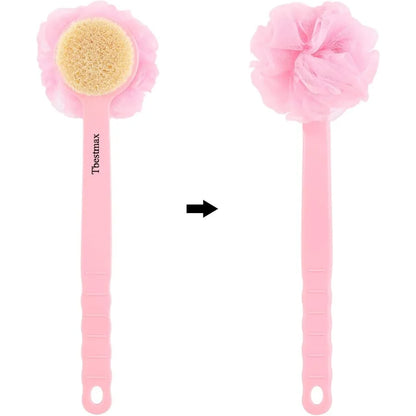 Loofah Back Scrubber Long Handle Shower Body Brush
