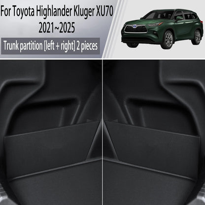 Toyota Highlander Kluger XU70 2021~2025 MK4 Car Trunk Storage