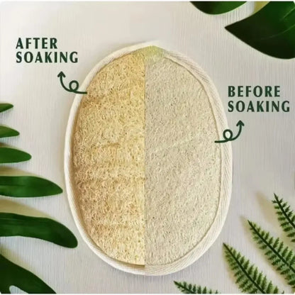 Natural Loofah Bath Brush Soft Body Exfoliating Scrub