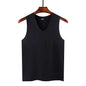 Men  Silk Tank Top Sports Fit
