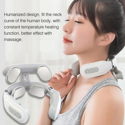 Neck Massager for Neck Tension Vibrator Heating Massager