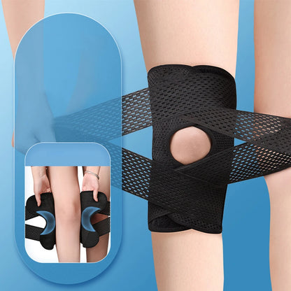 Men- Women Pressurized Elastic Knee Pads for Support