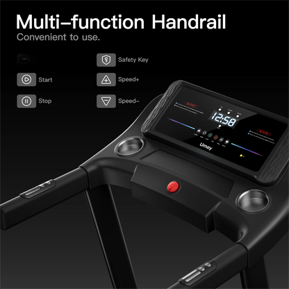Home Folding Incline Treadmill with Pulse Sensors, 3.0 HP