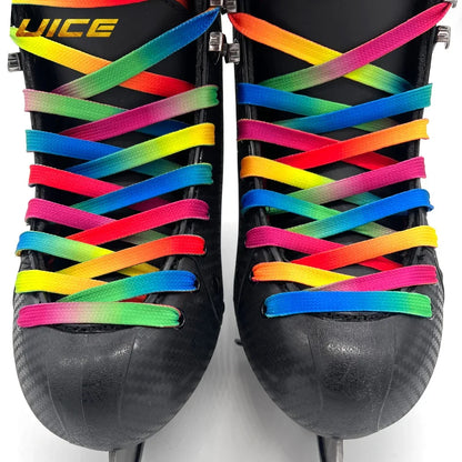 Hockey Skate Laces Braid Reinforced Waxed Tip