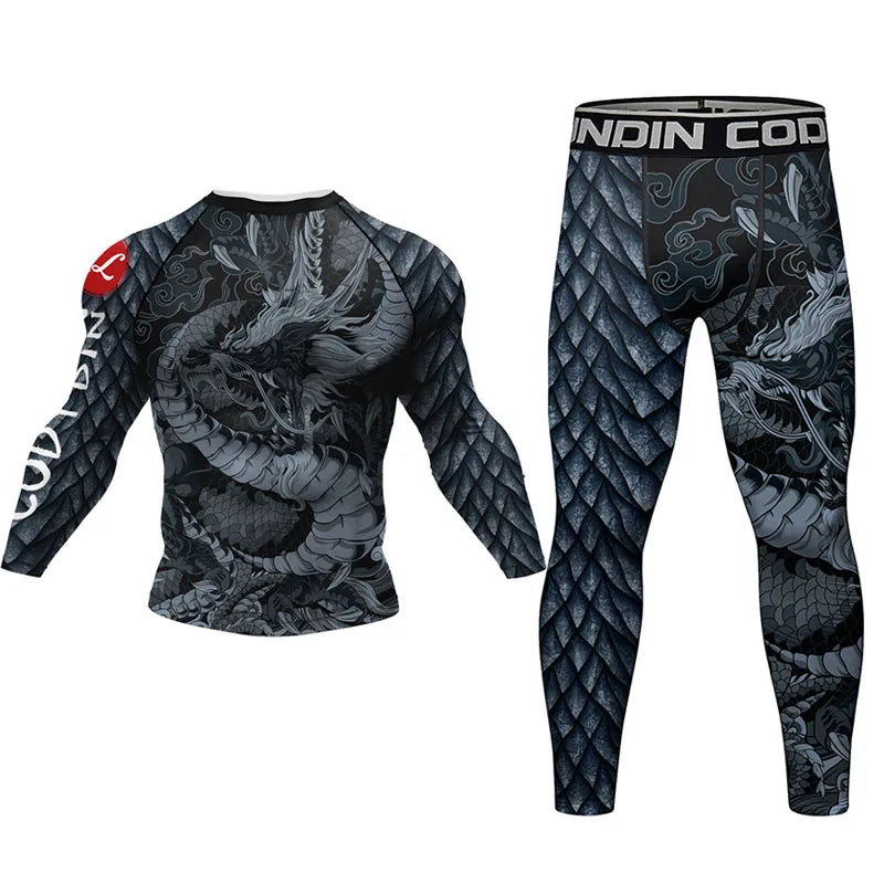 Mma Shorts  Jiu Jitsu T-shirt Pant Sets