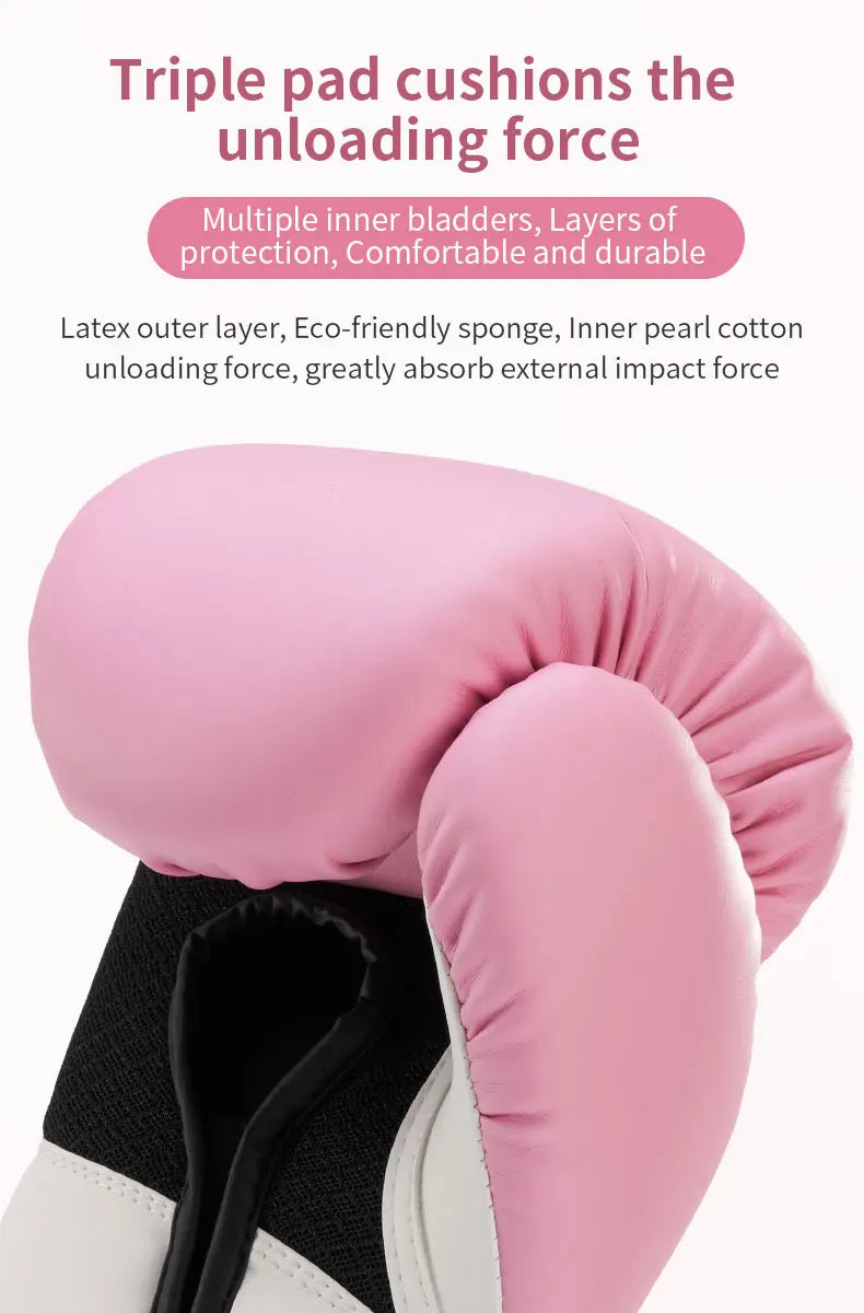 8 10 12oz Women's Training Competition Boxing Gloves