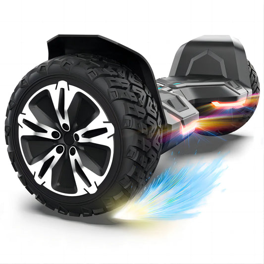 All Terrain Off Road Hoverboard with Bluetooth Speakers and LED Lights