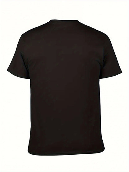 Crew Neck Tee with Red "Ozzy" Design, Perfect for Fans