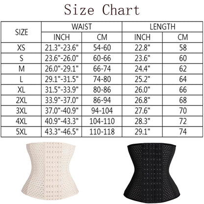 Slimming Waist Trainer Belt ,Firm Hook Corset