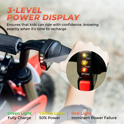 Children's Electric 350W Motor 12 inch inflatable tire