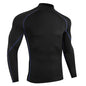 Men Running T shirt Quick Dry Bodybuilding Long Sleeve Compression Top