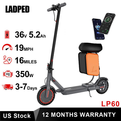 Electric Scooter ,19mph APP Smart Control, great for adults