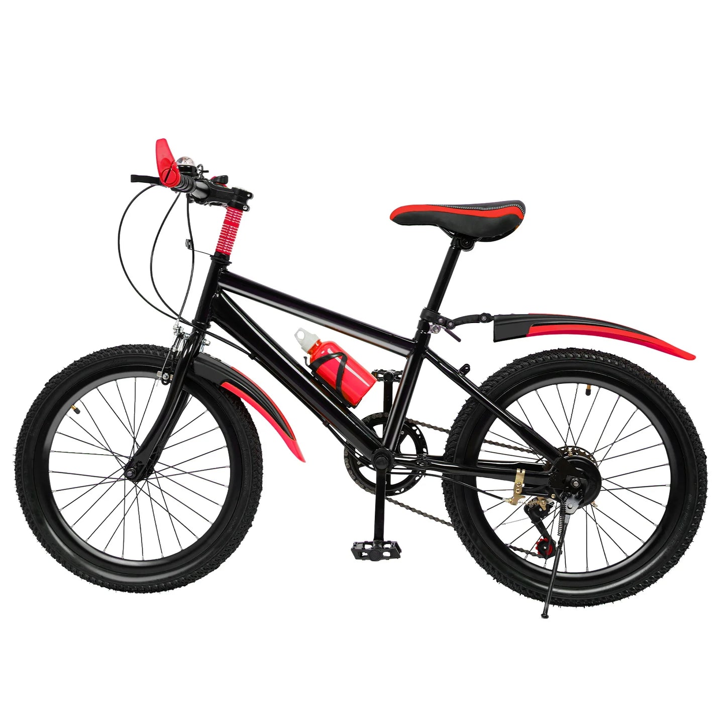 Kids Mountain Bike 7 Speeds Adjustable Height ,Double Disc Brake