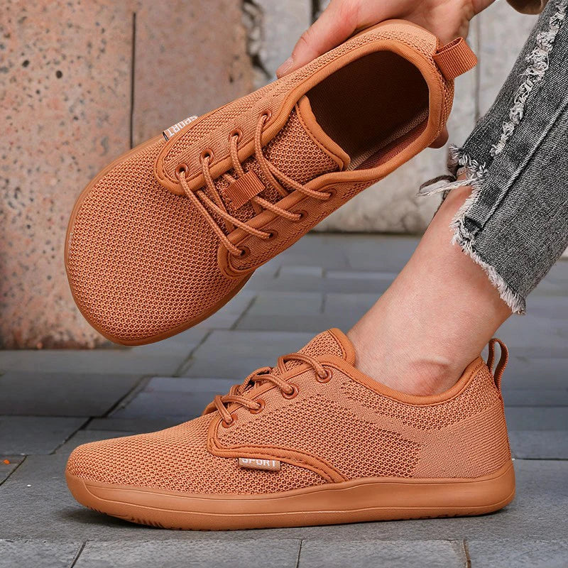 Wide Toe Shoes Breathable Knitted Mesh Comfortable Barefoot