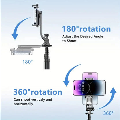 Telescopic Selfie Stick Tripod  For iPhone Android
